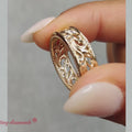 Thumbnail 4 - filigree-gold-wedding+band-in-14k-yellow-gold-fdm9301-f-1000