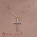 Thumbnail 18 - Simple-diamond-cross-pendant-in-14k-rose-gold-FDPD10797-F-720