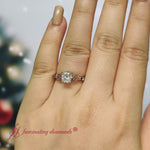 Load and play video in Gallery viewer, Celtic Two Tone Engagement Ring
