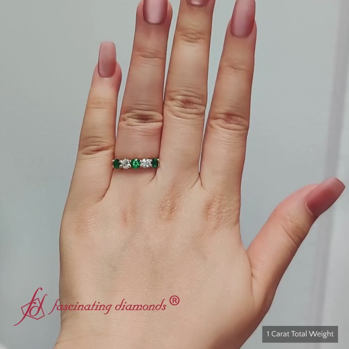 1-Carat-Round-Cut-9-Stone-Lab-Diamond-Wedding-Band-In-14K-White-Gold-FD8008ROB9-1.00-CT-2-720