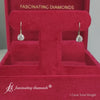 Load and play video in Gallery viewer, 1-carat-round-diamond-lever-back-earrings-in-yellow-gold-fdear9225ro-720x720(3)