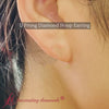 Load and play video in Gallery viewer, u-prong-hoop-diamond-earring-in-white-gold-fdear10803-fancy