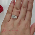 Load and play video in Gallery viewer, 3 Stone Trapezoid Engagement Ring
