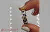 Load and play video in Gallery viewer, channel-set-princess-cut-diamond-band-for-men-with-sapphire-in-14k-yellow-gold-fdmr1097-f-1000