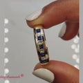 Thumbnail 57 - channel-set-princess-cut-diamond-band-for-men-with-sapphire-in-14k-yellow-gold-fdmr1097-f-1000