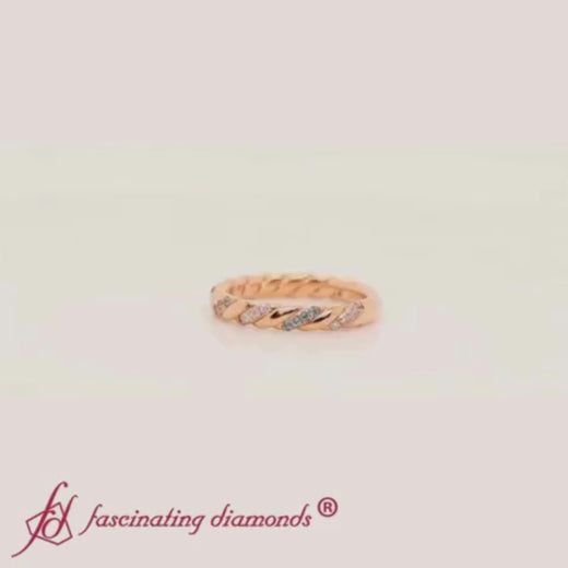 Twisted-Vine-Diamond-Wedding-Band-With-Ice-Blue-Topaz-Rose-Gold-FD9127B