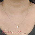 Load and play video in Gallery viewer, 0.75-carat-round-4-prong-solitaire-diamond-pendant-in-yellow-gold-fdpd10535ro-0.75-ct-video
