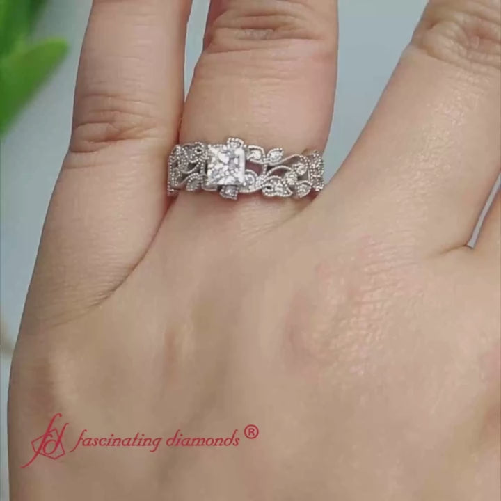 0.50-carat-princess-cut-filigree-engagement-ring-with-diamond-in-white-gold-fd10089pr-0.50