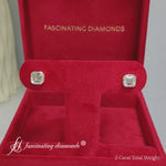 Load and play video in Gallery viewer, bezel-stud-earring-asscher-cut-diamond-2-carat-in-14k-yellow-gold-fdear10516as