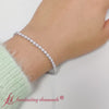 Load and play video in Gallery viewer, 1-carat-round-diamond-tennis-bracelet-in-white-gold-fdbrc10792-1ct-1000