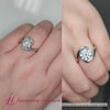 Load and play video in Gallery viewer, Swirl Round Solitaire Engagement Ring