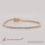 Load and play video in Gallery viewer, diamond-tennis-bracelet-for-women-3-carat-for-women-fdbrc8635ro-3-00-ct
