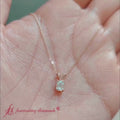 Thumbnail 1 - emerald-cut-diamond-solitaire-pendant-0.50-carat-in-white-gold-fdpd8469em-0.50-ct