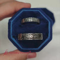 Thumbnail 5 - men-and-women-nature-themed-matching-wedding-bands-in-platinum-fd10571c-720