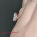 Thumbnail 4 - Radiant Cut Solitaire Knife Edge Engagement Ring