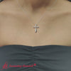 Load and play video in Gallery viewer, Pave-set-cross-diamond-pendant-in-white-gold-FDPD10871-720
