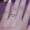 Thumbnail 20 - Split Shank Emerald Cut Bezel Set Solitaire Ring