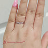Load and play video in Gallery viewer, Curved Matching Channel Set Band For Ring