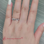 Load and play video in Gallery viewer, Unusual Wedding Rings
