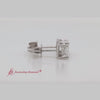Load and play video in Gallery viewer, 1-carat-princess-cut-diamond-stud-earring-in-14k-white-gold-fdear10411pr-2