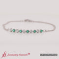 Thumbnail 49 - Round Gold Chain Bar Bracelet