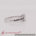 Thumbnail 1 - Radiant Diamond Graduated Channel Accented Ring