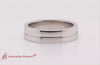 Load and play video in Gallery viewer, mens-east-west-baguette-diamond-ring-in-white-gold-fd9859b