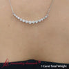 Load and play video in Gallery viewer, 1-carat-round-graduated-diamond-necklace-in-white-gold-fdnk8056-720