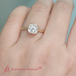 Load and play video in Gallery viewer, Bezel-set-split-shank-cushion-cut-diamond-solitaire-ring-in-14k-yellow-gold-FD11229CUR-FD11229-1.5CT-CU-720x720