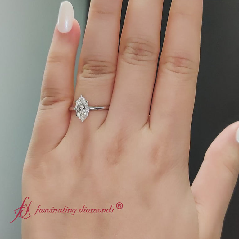 Thin+Classic+Marquise+Cut+Solitaire+Lab+Diamond+Ring+In+14K+White+Gold-FD9358R-2000