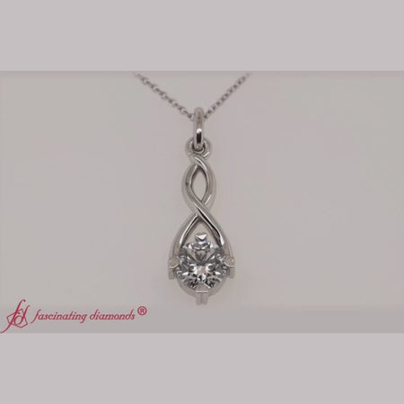 Infinity Solitaire Pendant