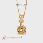 Load and play video in Gallery viewer, 2-stone-round-solitaire-diamond-pendant-in-yellow-gold-fdpd11010-video
