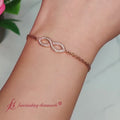 Thumbnail 1 - pave-infinity-diamond-bracelet-in-rose-gold