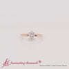 Load and play video in Gallery viewer, oval-shaped-thin-classic-solitaire-engagement-ring-in-rose-gold-fdens9358ov