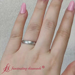 Load and play video in Gallery viewer, 4 mm Wedding Band Beveled Edge Matte
