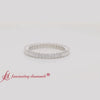 Load and play video in Gallery viewer, princess-cut-diamond-eternity-ring-1.50-carat-in-white-gold-FDEWB8675PR-1.50CTANGLE5-NL-WG_1080x1080