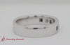 Load and play video in Gallery viewer, channel-set-princess-cut-band-for-men-with-black-diamond-in-14k-white-gold-fdmr1097