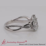 Load and play video in Gallery viewer, infinity-daisy-floral-pear-shaped-diamond-engagement-ring-in-white-gold-FD9986PE
