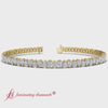 Load and play video in Gallery viewer, 7-carat-pear-cut-diamond-tennis-bracelet-in-yellow-gold-render-fdbrc10451pe-7-00ct-2000