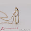 Thumbnail 1 - twisted-cross-diamond-pendant-in-yellow-gold-fdpd10796-video