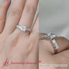 Load and play video in Gallery viewer, 7 Stone Classic Princess Cut Engagement Ring