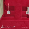 Load and play video in Gallery viewer, 4-ct-princess-cut-diamond-leverback-dangle-earrings-in-yellow-gold-fdear11236-fancyvideo-nl-yg
