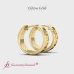 Load and play video in Gallery viewer, two-row-diamond-hoops-earring-in-yellow-gold-fdear10989-video
