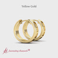 Thumbnail 1 - two-row-diamond-hoops-earring-in-yellow-gold-fdear10989-video