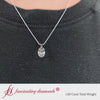 Load and play video in Gallery viewer, 1.50-ct-oval-single-diamond-pendant-in-white-gold-fdpd8469ov-1.50-ct-video1