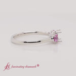 Load and play video in Gallery viewer, Round Semi Mount Trellis Engagement Ring
