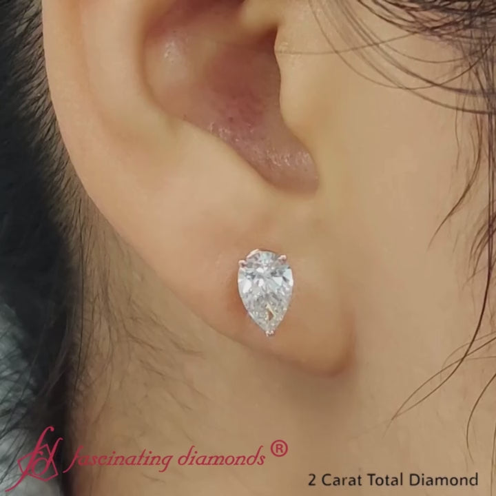 pear-cut-3-prong-earring-diamond-2-carat-in-rose-gold-FDEAR-10411PE-2.00CT