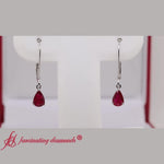 Load and play video in Gallery viewer, Timeless Pear Lever Back Drop Studs