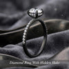 Round-cut-pave-underhalo-engagement-ring-in-black-gold-720 x 720 - FDENR11490-0.81CT_Fancy