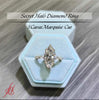 Marquise-cut-organic-diamond-hidden-halo-ring-in-yellow-gold-720